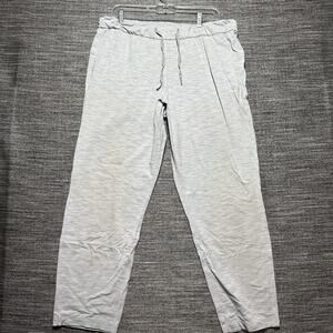 Lululemon Pants Women's Size 12 Gray Striped On The Fly 27" 4 Way Stretch W5BVFS